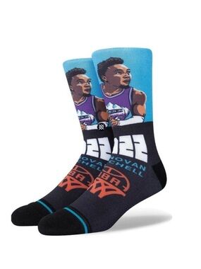 Stance NBA Utah Jazz "Graded" Crew Socks showcasing former Jazz Donovan Mitchell